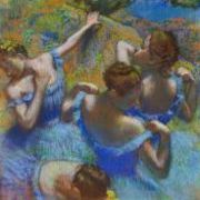 Blue dancers