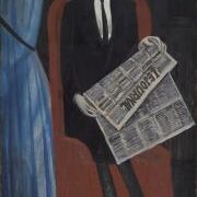 Portrait d'un homme, lisant un journal