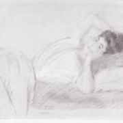 Лежащая дама (Женский портрет)