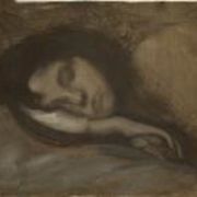 Head of a sleeping woman