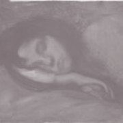 Head of a sleeping woman