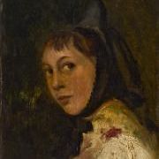 Head of a peasant woman
