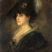 Portrait of Lolo Lenbach (female portrait sketch)

