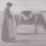 Девушка с коровой