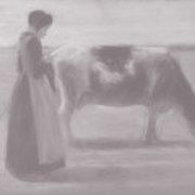 Girl with a Cow