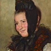 Tête d'une jeune fille
