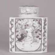 Tea caddy with lid 