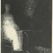 «Я увидел проступающий сквозь дымку человеческий образ». Иллюстрация к «Дому с призраками» Э. Бульвера-Литтона. Лист V