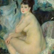 Nude (Nude woman sitting on the couch)