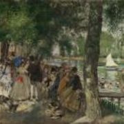 Baignade sur la Seine. Le grenouillère