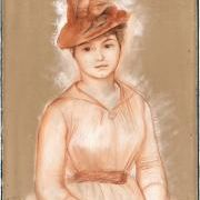Девушка в шляпе (Портрет неизвестной)