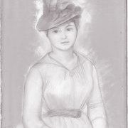 Девушка в шляпе (Портрет неизвестной)