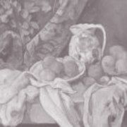 Still Life with a Curtain
